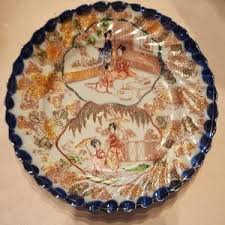 Japanese Kutani Ware Plate Made in the 1930s With Iron Red Geisha Scene - Etsy