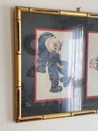 Vintage Framed OPERA COSTUME Art Prints Il Vampiro ...