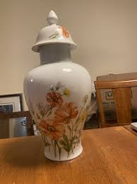 Ancap Sona Verona Vase Urn with Lid Italy 14.5” Poppy ...