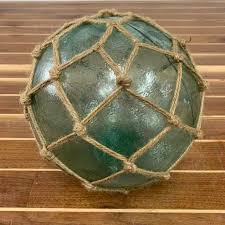 Vintage Seafoam Sea Glass Float - Big Ship Salvage - Nautical