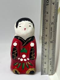 Japanese Folk Art — Papier Mache — Takamatsu Hariko Doll Miyauchi Masa - Etsy