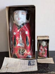 Miyauchi Fusa Takamatsu Hariko Folk Dolls Set 2 Pcs Boxed Japan Vintage Rare | eBay