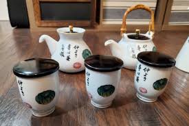 Vintage Japanese Tea Pot Brown Ceramic Hand Painted - Etsy