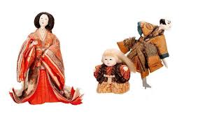 Sold at Auction: A Vintage Japanese Noblewoman Hina Doll, with others.