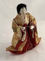 VTG Japanese Hina Doll Court Attendant Meiji 5” | eBay