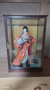 Japanese Doll Vintage Antiques geiko kyouto maiko rare doll no glass case | eBay