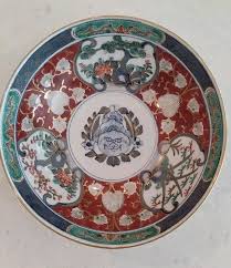 Japanese Imari Bowl Shishi Lion Dog & Floral Panels Meiji Era Chenghua Mark | eBay