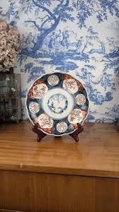 Japanese Imari Porcelain Plate with Spring Decoration, Late 19th Century for sale at Pamono