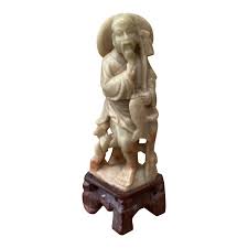 Early 20th Century Antique Carved Chinese Shoushan Hard ...