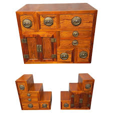 South East Asian Tansu Double-Sided Steps Two-Part ...