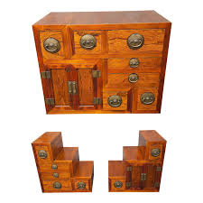 South East Asian Tansu Double-Sided Steps Two-Part ...