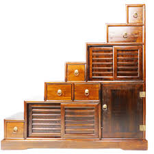 Oriental Furniture Warehouse Japanese Step Tansu Six Drawer ...