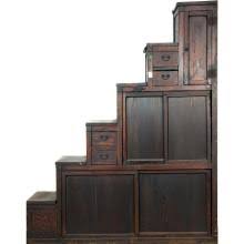 Sold at Auction: Japanese step tansu