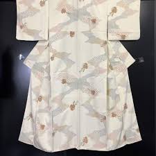 JAPANESE KIMONO FINE PATTERN 150 cm 4' 11" PURE SILK VINTAGE ...