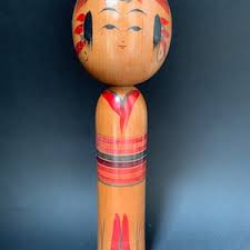Vintage Extra Large Sized Japanese Wooden Kokeshi Doll, Hand Carved Hand Painted Doll, Japanese Folk Art, Traditional Doll - Etsy Canada