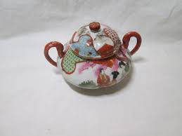 Vintage Hand Painted Made in Japan Covered Porcelain Serving Bowl, Double Handle | eBay