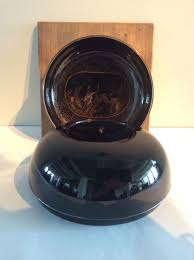Excellent Japanese 1920 round black lacquer box with gilded paint interior | eBay