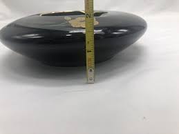 Vintage Japan Porcelain round Ashtray Cobalt Blue Gold Accent Flower | eBay