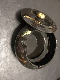 Ashtray Creative Personality Trend Living Room Home Nordic Fashion With Cover Ceramic Large Ashtray Fly Ash Proof - Etsy