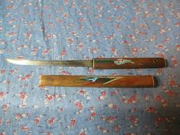 Vintage Filet Knife Wood Handle Sheath Jamestown N. D. Ella ...