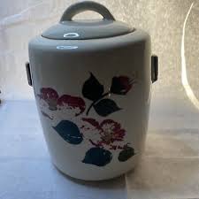 Vintage McCoy Hibiscus Flower Cookie Jar | eBay