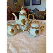 Vintage, (Antique?) Japan, 17 pieces (with lids), Gold Rose Pattern | eBay