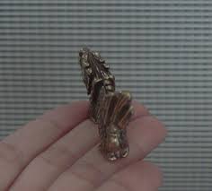 Vintage Style Solid Brass Dragon Figurine Statue Pendant - Etsy