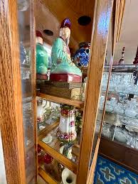 Ornate Glass Display Cabinet