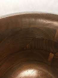 VINTAGE Large WOODEN Serving DECORATIVE Bowl MULTI Shades ...