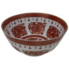 Large Vintage Japanese Porcelain Ware Lord & Taylor Porcelain Bowl . For Sale at Ruby Lane