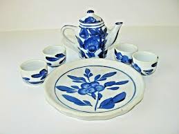 Tea Set - Germany - Vintage Children's Dishes, 6 pcs Stoneware--Mint! | eBay