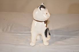 Staffordshire Cat Figure, Circa 1970 | Chairish