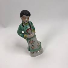 Vintage MARUTO MU WARE Japanese Geisha Girl Figurine with ...