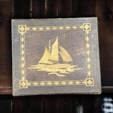 Nautical Theme Keepsake Box / Circa 1960's - Etsy