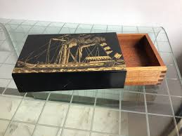 Piero Fornasetti Box Wood Metal Crome Gold, 1960, Italy For Sale at 1stDibs