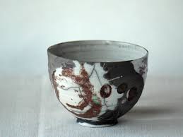 Handthrown Ceramic Raku Pottery Tea Bowl or Yunomi in ...