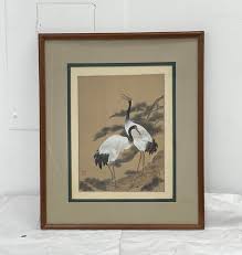 Vintage Mid Century Modern Framed Art | Chairish