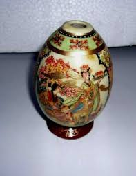VINTAGE JAYMEE COLLECTION PARIS HAND PAINTED VASE - ASIAN ...