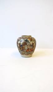 Japanese Satsuma Ginger Jar Vase, circa Early 20th Century ...