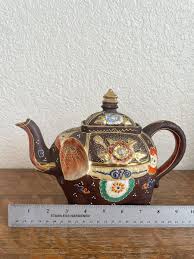 VINTAGE JAPANESE MORIAGE GILDED SATSUMA HAND PAINTED ...