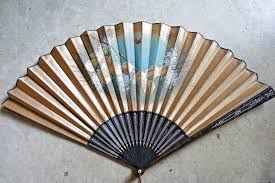 Antic French Sillk Painted Fan Vintage - Etsy