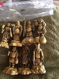 ((294). Vintage Asian 3in Tall Oriental Resin Statue Figurines ...