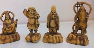 Vtg Chinese 7 Lucky Plastic Celluloid Figures | eBay