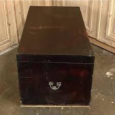 19th Century Indian Hand-Painted Trunk | Chairish