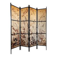 Antique Japanese Shoji Folding Floor Screen Room Divider ...