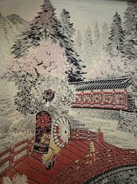 Handmade JAPANESE Silk Embroidered KYOTO MAIKO KINKAKUJI ...
