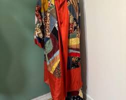 Rare 1920's Handmade Crazy Quilt Beach Pajamas and Robe - Etsy