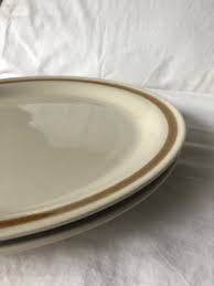 4 Genuine Stoneware Vanilla Spice Japan 10 1/2" Dinner Plates | eBay