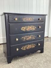 Wooden Black Dresser Antique Dressers & Chests of Drawers for sale | eBay