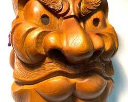Antique Kobeshimi Ko-beshimi [tengu] Japanese Japan Wood ...